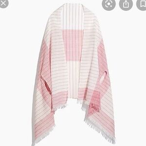 J.Crew Summer Weight Pink Cape-Scarf